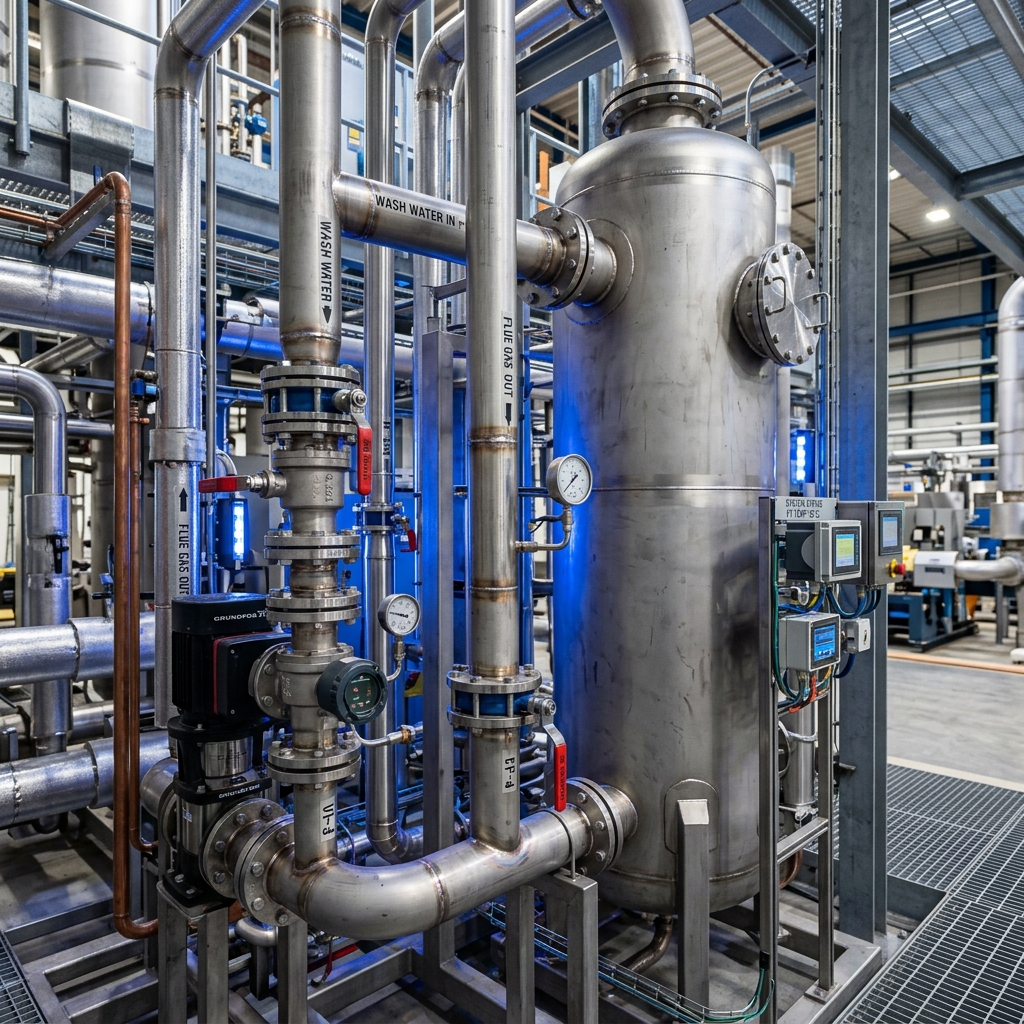 Endüstriyel Scrubber ve Boru Sistemleri