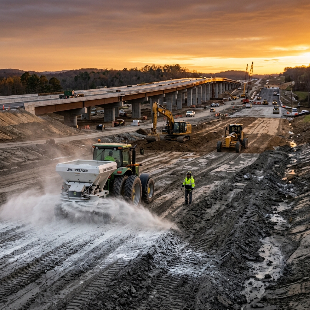 Karayolu Yapımında Kireç Bazlı Çözümlerin Rolü